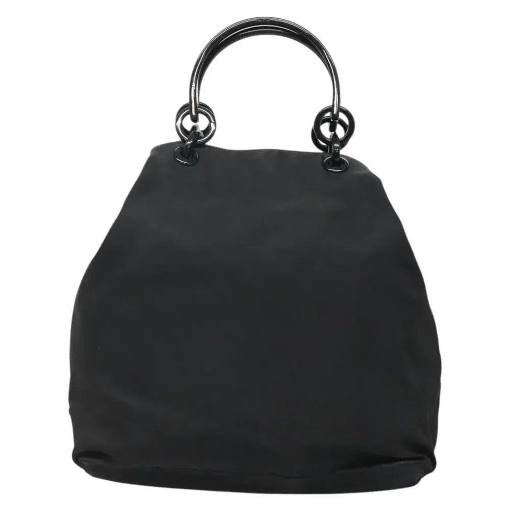 Prada Nylon Galleria Handbag Black